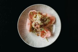 Креветки васаби с кешью